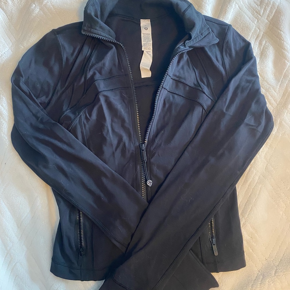 lululemon athletica Black Zip-Up Utility Jacket